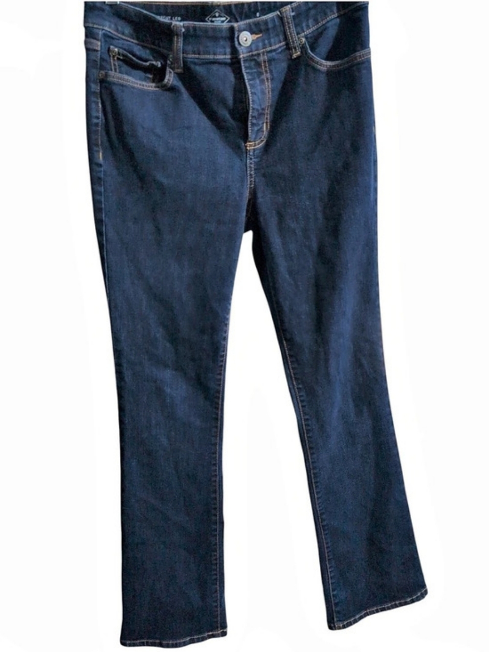 St. John's Bay Bootcut Leg Jeans in Blue Size 8 Like New
